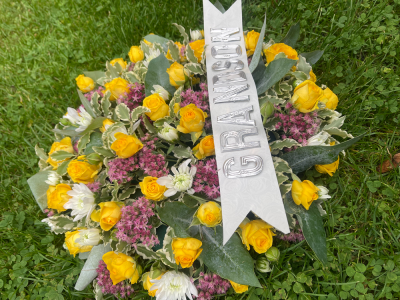 Carblooms Funeral Posy Yellow
